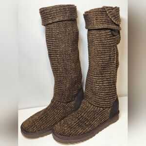 UGG Women's Classic Cardy Boots, Chocolate, US Sz 9